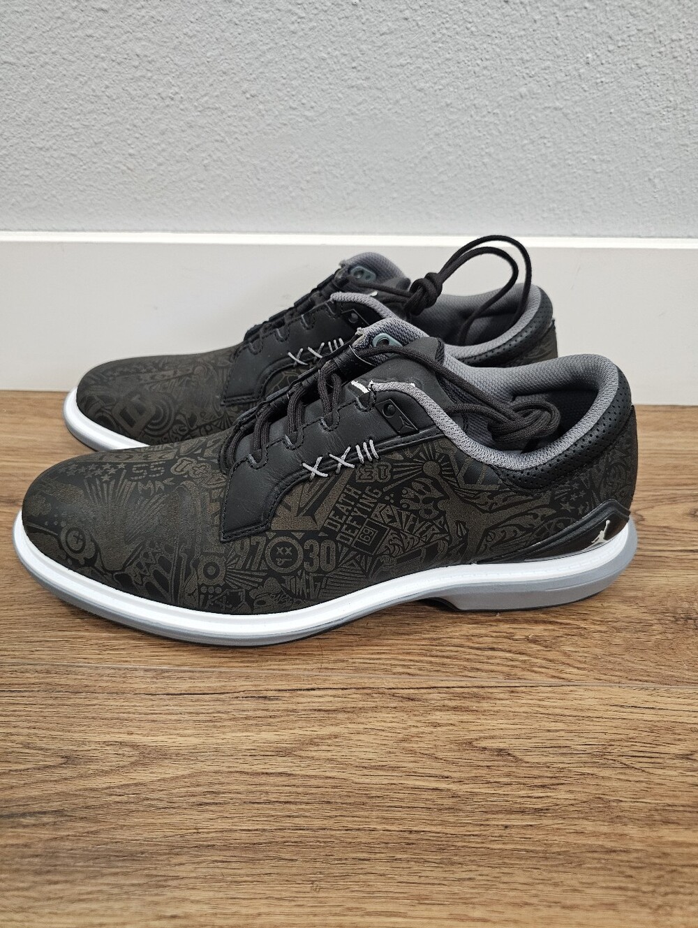 New Nike Air Jordan ADG 5 Golf Shoes Black Laser FQ6642-003 Men's Size 9.5